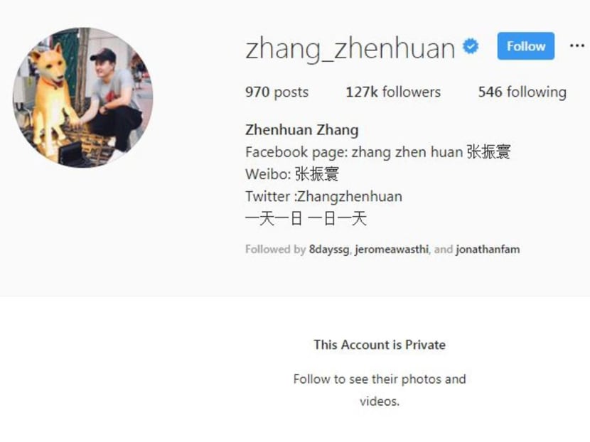 Channel 8 actor Zhang Zhenhuan Moves Back To China For Good