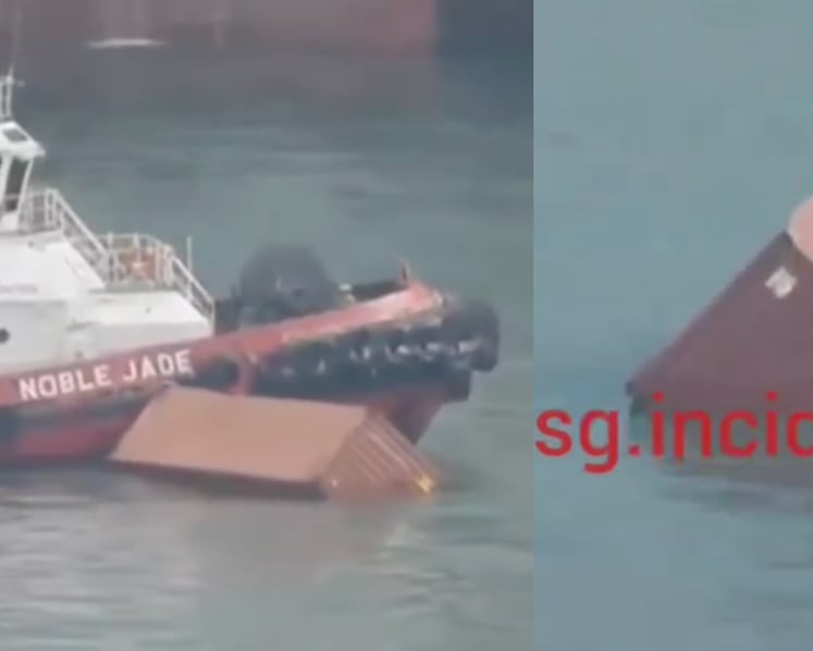 15 containers fall into sea at Keppel Terminal due to strong winds: MPA