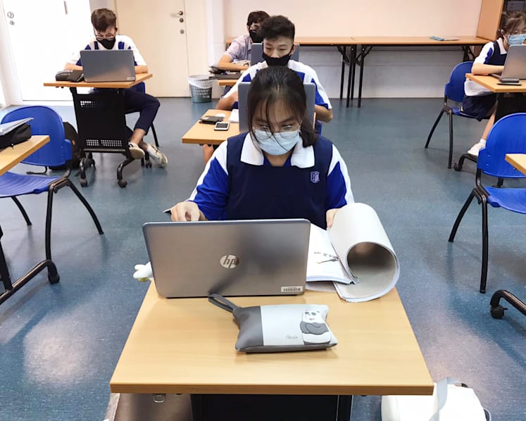 Missing time spent in school, selected students who returned for classes say they’re glad to be back