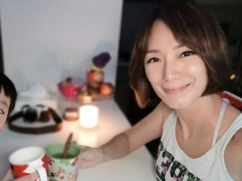 Jacelyn Tay And Her Son Had A Candlelit Celebration To Mark The End Of The School Term