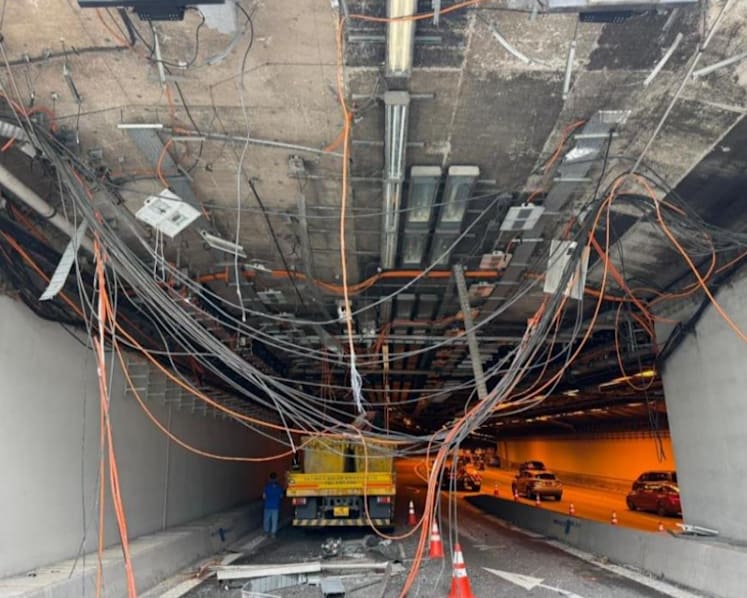 Lorry driver to be charged over collision that caused S$1.4 million damage to CTE tunnel