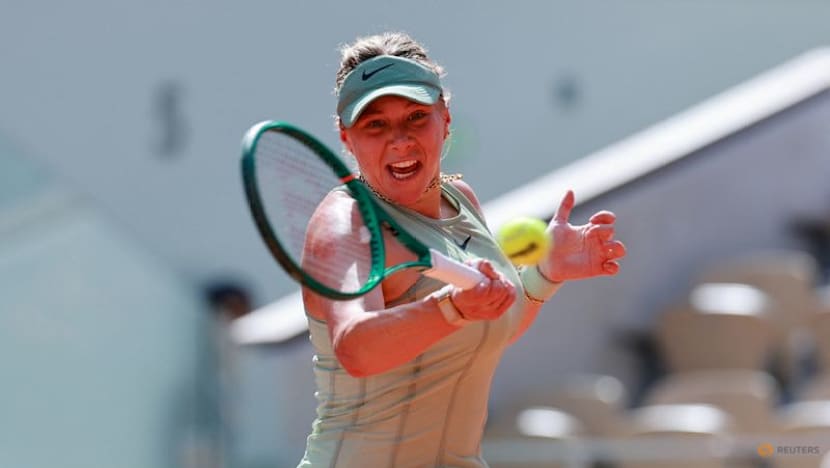 Parry stuns Anisimova to reach first Grand Slam fourth round at the French Open