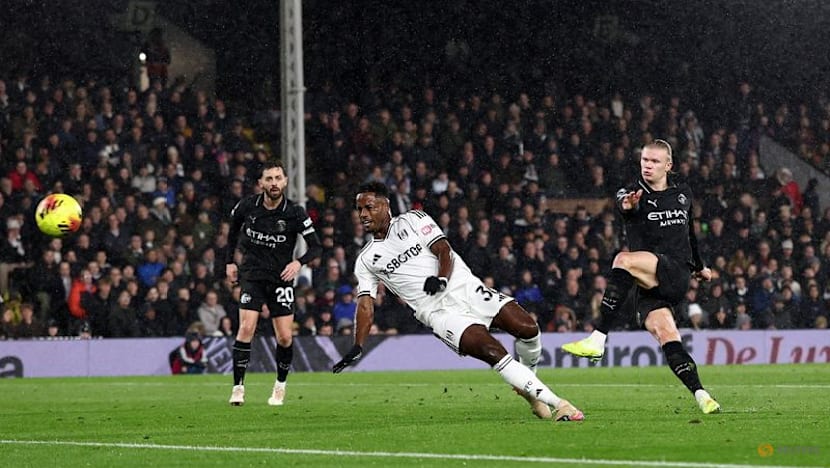 Haaland makes history as Man City hold off charging Fulham in wild 5-4 victory