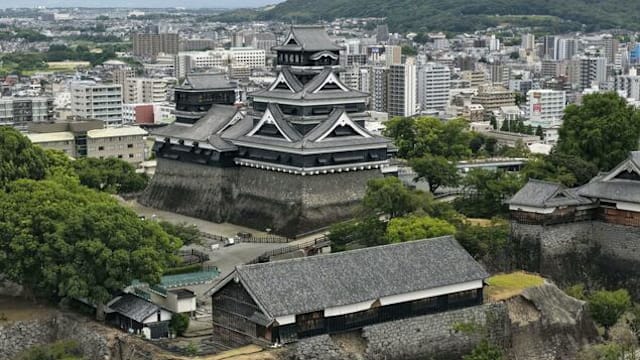 地震后两周迎游客 日本熊本城将于明日重新开放
