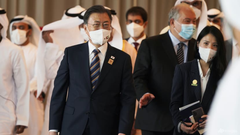 From oil-rich UAE, South Korea president vows climate action
