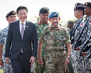 Singapore, Brunei mark 50 years of defence ties with joint military parade