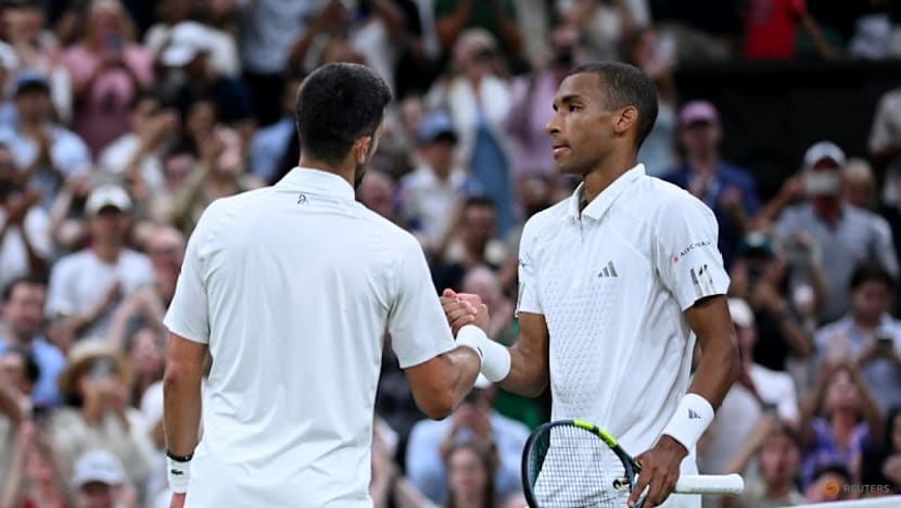 'Racket and heart' as Djokovic tames Auger-Aliassime to return to Wimbledon semis