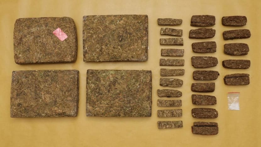 Three men arrested for suspected drug activities; more than 5kg of cannabis found in Sengkang unit