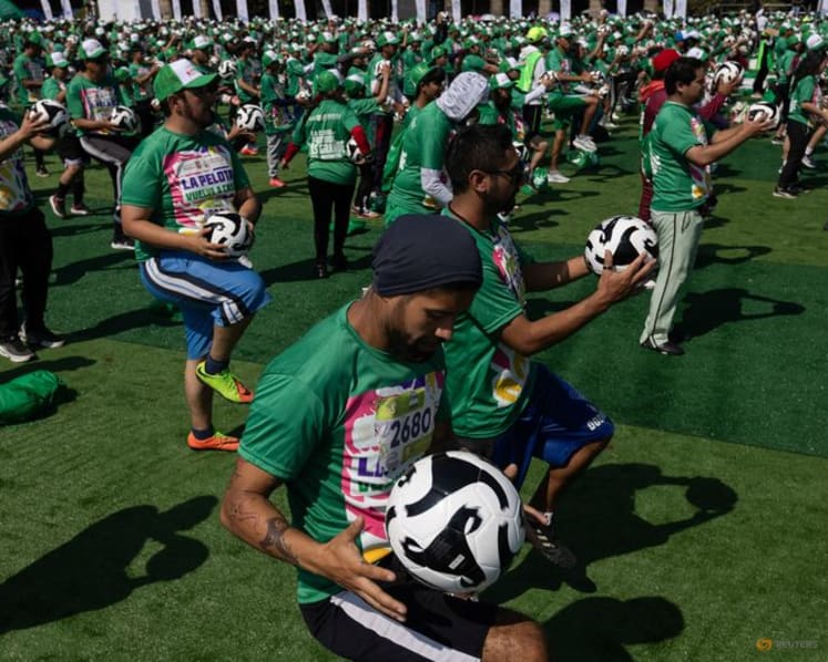 Mexico breaks Guinness World Record for largest soccer class ahead of World Cup