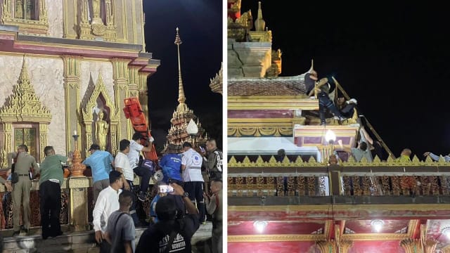 爬上普吉岛佛塔 俄游客坠落身亡