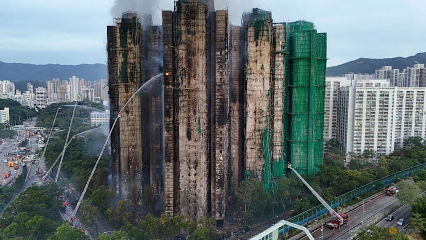 Hong Kong fire: Three men from construction company arrested for manslaughter