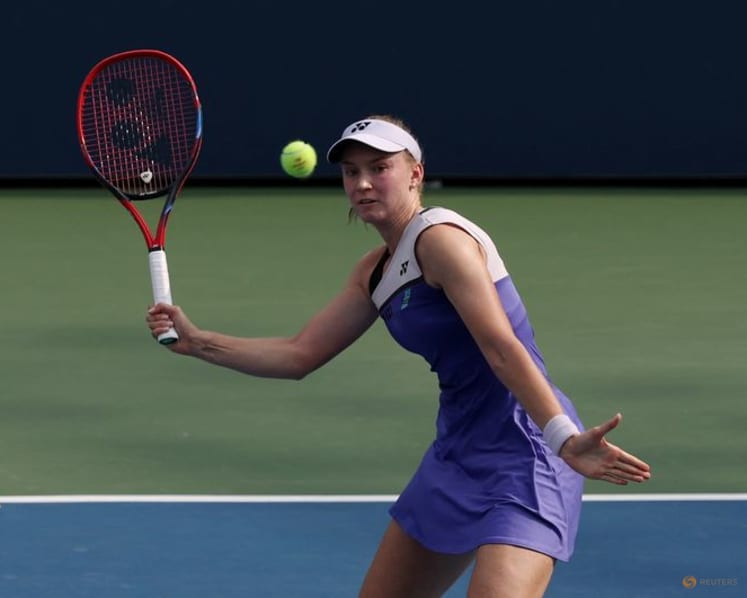 Rybakina quiets injury concerns with first-round win over Frodin
