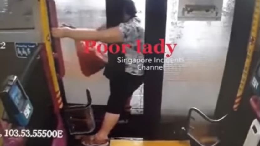 ‘Strict disciplinary action’ taken against SBS Transit bus driver after woman fell when doors closed on her