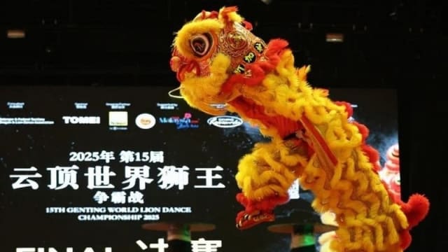 云顶世界狮王争霸战 我国醒狮队包揽冠亚军