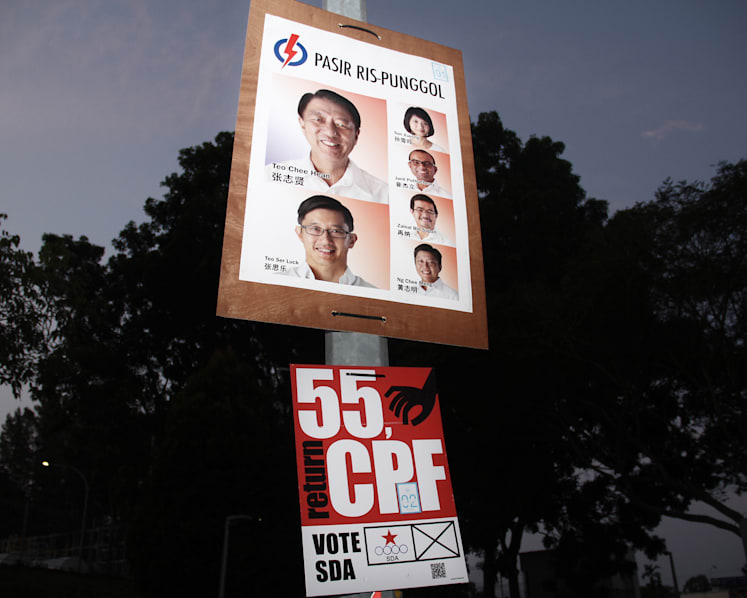 SDA puts up posters that oppose PAP’s policies