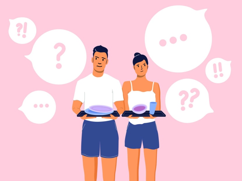 Commentary: Trained by rules or basic decency? What our reactions to viral tray-clearing couple reveal about ourselves Commentary: Trained by rules or basic decency? What our reactions to viral tray-clearing couple reveal about ourselves