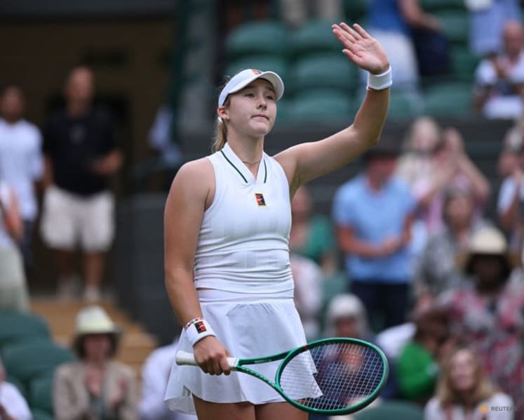 French Open champion Andreeva relieved after Wimbledon win
