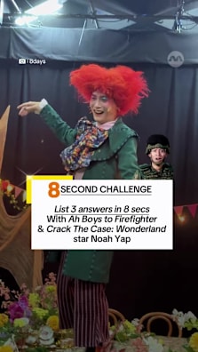 Ah Boys to Men actor Noah Yap as a Hokkien-spouting Mad Hatter? “Please don't go out of your way to make me break character. I don't want this to be my last theatre job!” Noah Yap jokes when asked about his new interactive show: Crack The Case: Wonderland #8dayssg #8dayssglocalent #noahyap #sgfyp #tiktoksg 
