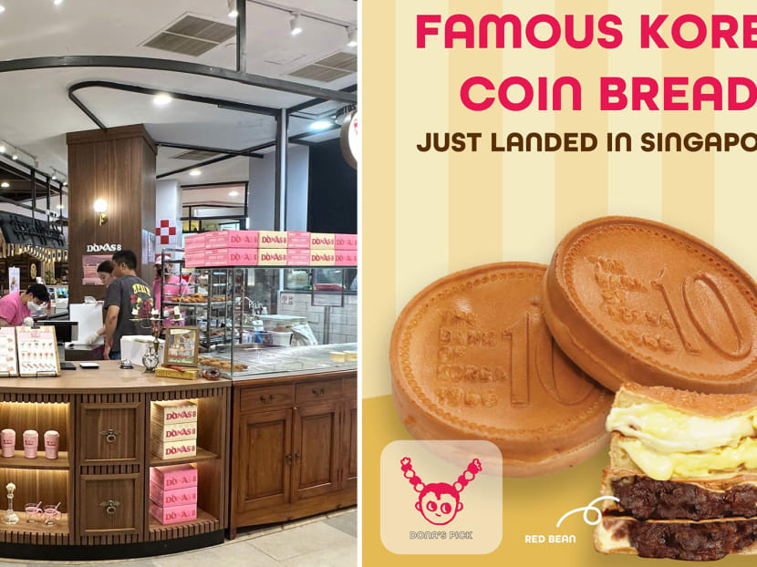 Viral Korean 10 won coin pancake at new doughnut kiosk in Great World