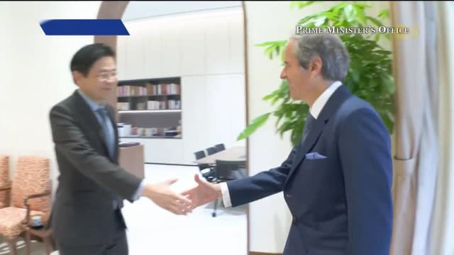 黄总理会见国际原子能机构总干事格罗西