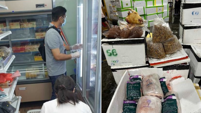 Nearly 7 tonnes of illegally imported food, including silkworms and crickets, seized by SFA
