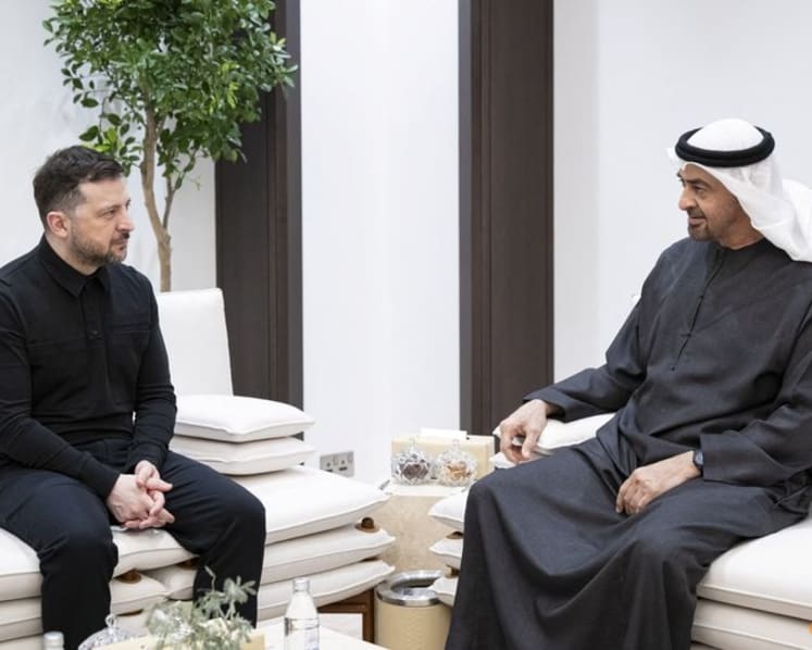 Ukraine, UAE agree to cooperate on defence, Zelenskyy says