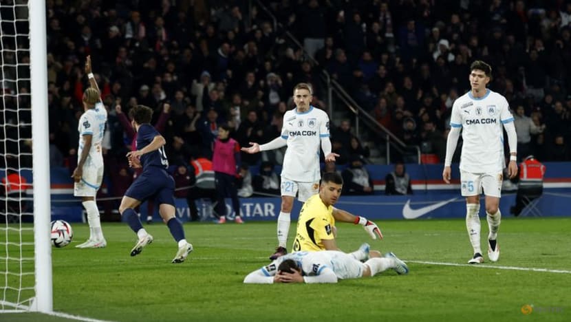 PSG close in on league title with 3-1 win over Marseille PSG close in on league title with 3-1 win over Marseille