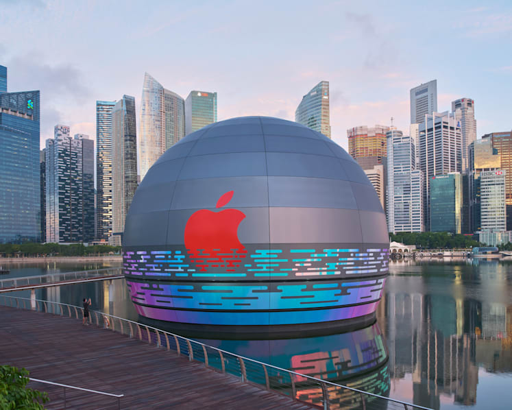 World’s first floating Apple store to open 'soon' at Marina Bay Sands