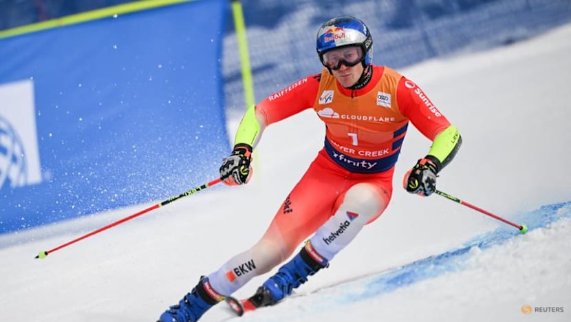 Alpine skiing-Odermatt wins men's World Cup giant slalom at Beaver Creek