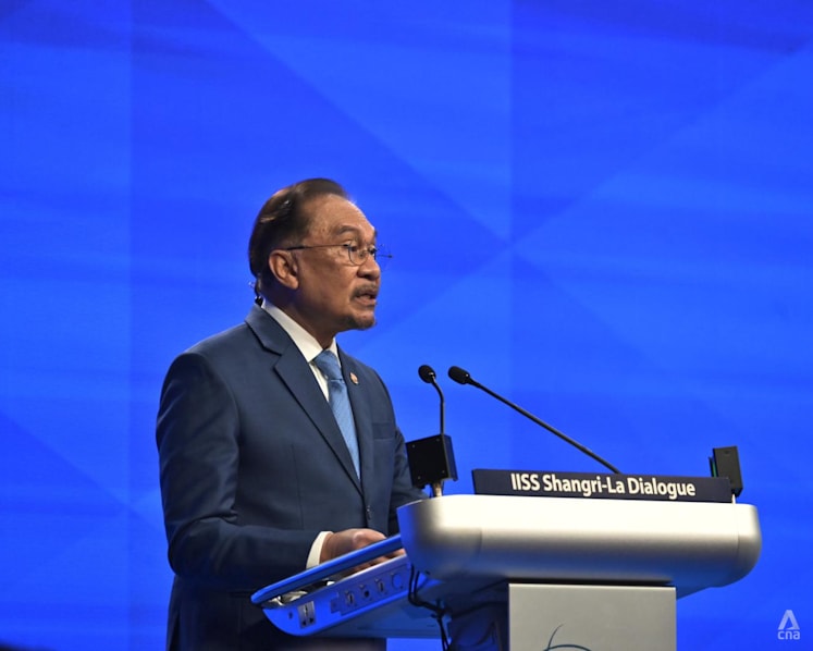 Trade 'critical' to ASEAN, must be protected from 'arbitrary' curbs: Anwar at Shangri-La Dialogue