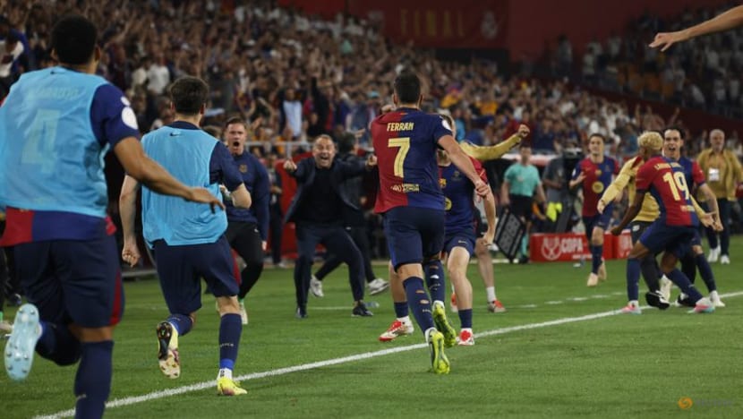 Jubilant Flick eyes treble with Barca after beating Real Madrid for the cup title