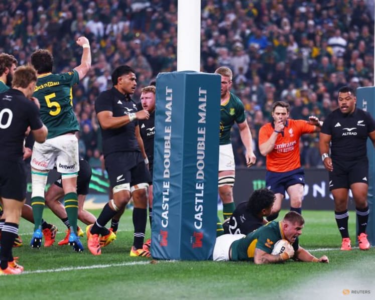 Springboks go 2-1 up in series after edging New Zealand