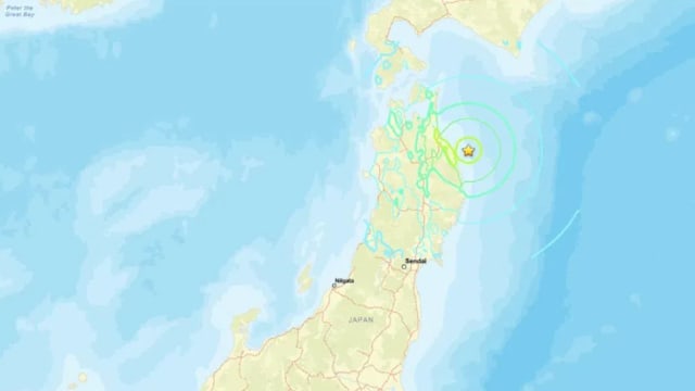 日本东北部发生6.9级强震 未引发海啸