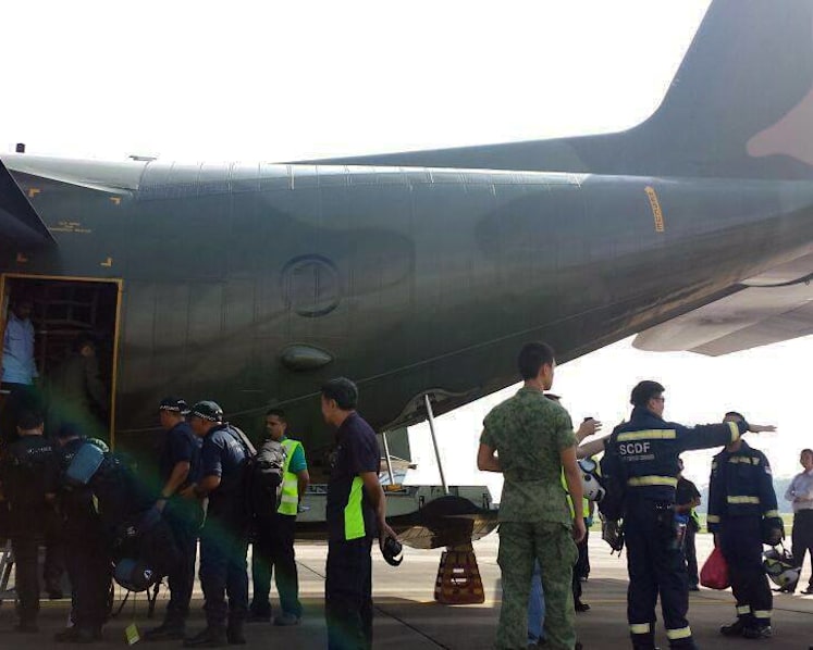 RSAF disaster relief flights bound for Nepal diverted due to congestion