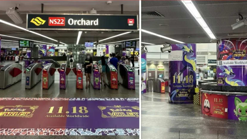Watak popular Pokémon akan ditampilkan di Stesen MRT Orchard hingga 30 Nov 