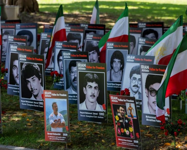 Protesters call on FIFA to kick Iran out of World Cup, citing regime involvement