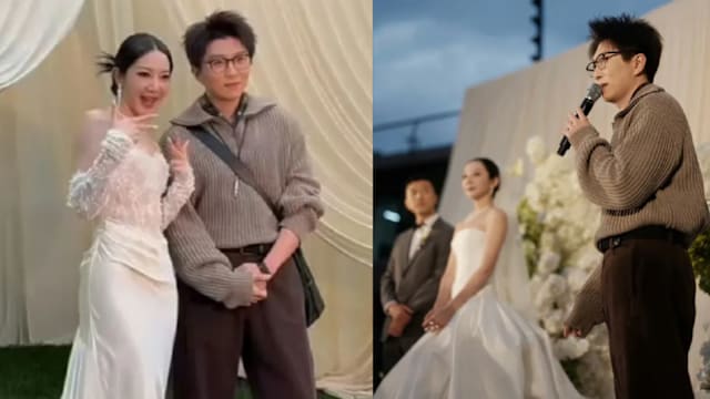“虽然不是我妻子”……毛不易出席20年好友婚礼，致辞感人还是不得体？