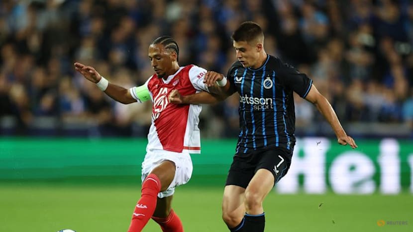 Brilliant Club Brugge thump Monaco 4-1 in Champions League