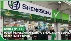 BERITA (13 Jul) | Pusat pengedaran baharu Sheng Siong bernilai S$520j mula dibina