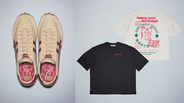 新加坡限定！Onitsuka Tiger娘惹风复古跑鞋+本地美食潮T登场