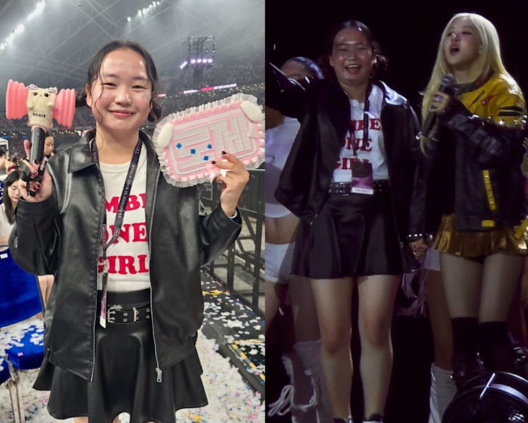 This Blackpink fan got to sing with Rose on stage during the K-pop group’s recent Singapore concert