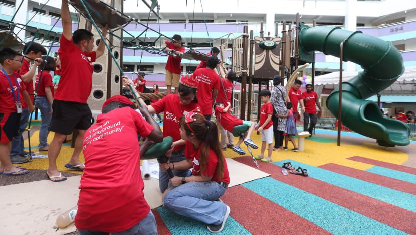 First playground co-designed and built by residents