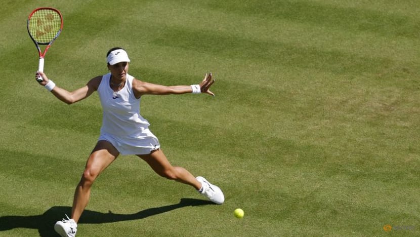 Former runner-up Jabeur retires from Wimbledon first-round match