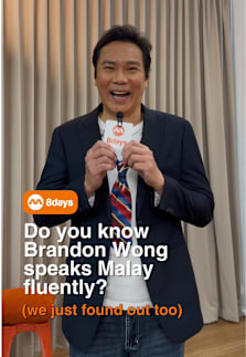 Consider this Brandon Wong’s Suria auction reel 🎥 Catch Brandon Wong and his son Yu Jie on 8days chat show DNA now on Mediacorp Entertainment on YouTube and mewatch. Link in bio. #8dayssg #8dayssgintv #malay #language #culture 