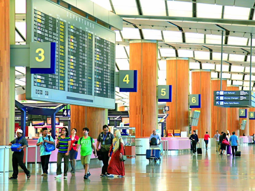 Departure Hall at Singapore Changi Airport Terminal 2. TODAY file photo: Koh Mui Fong
