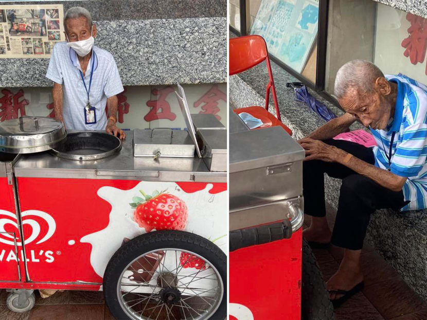 Sim Lim Tower ice cream cart hawker Ng Teak Boon passes away at 92