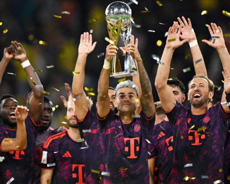Bayern battle past Dortmund 2-1 to win German Supercup
