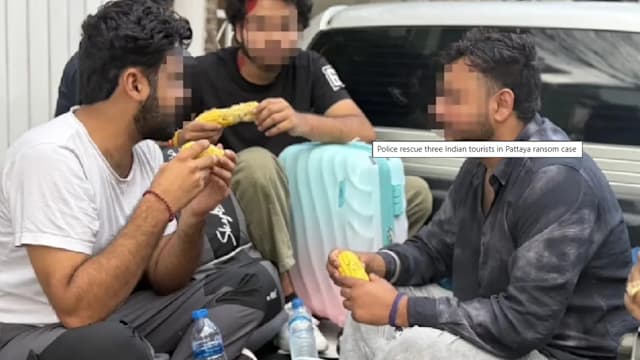 陷旅游配套骗局遭诱绑 泰警救出三名印度男子