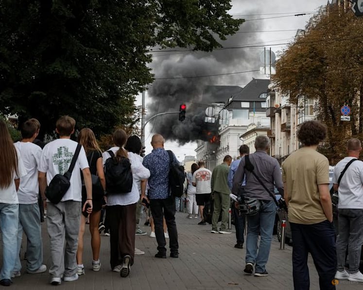 Russia hits Ukraine's security service headquarters in Kyiv, Zelenskyy says