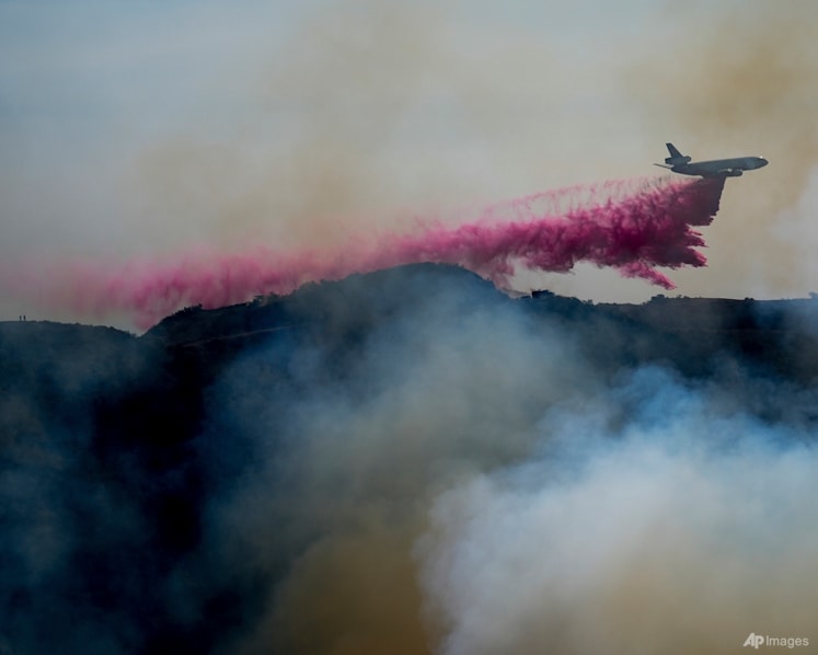Pink flame retardants are being used to slow California fires. What do we know about them?
